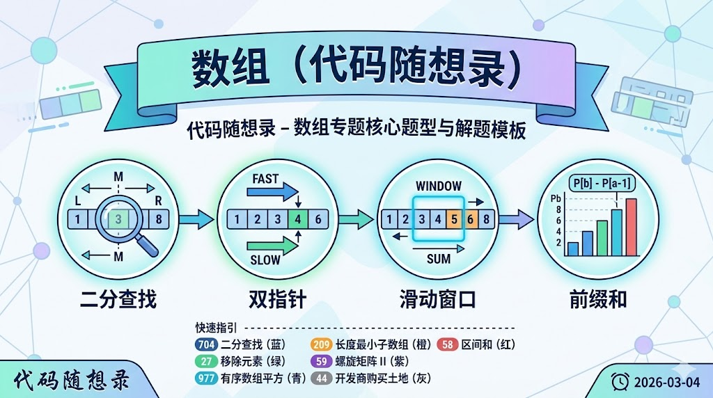 数组 - 代码随想录