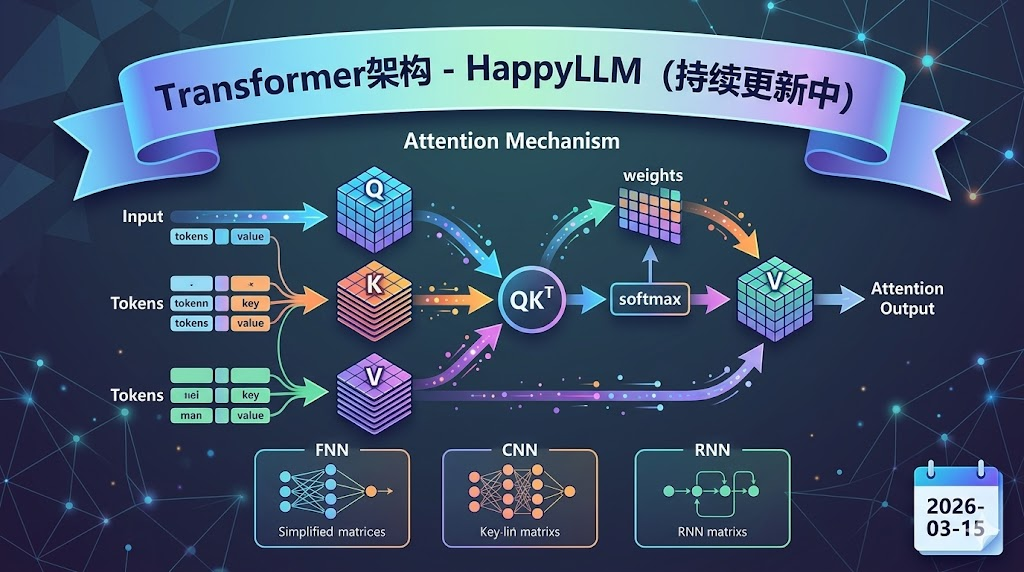 注意力机制 - HappyLLM